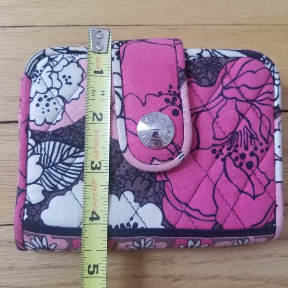 NWOT Vera Bradley Snappy Wallet in Mocha Rouge - Picture 7 of 7